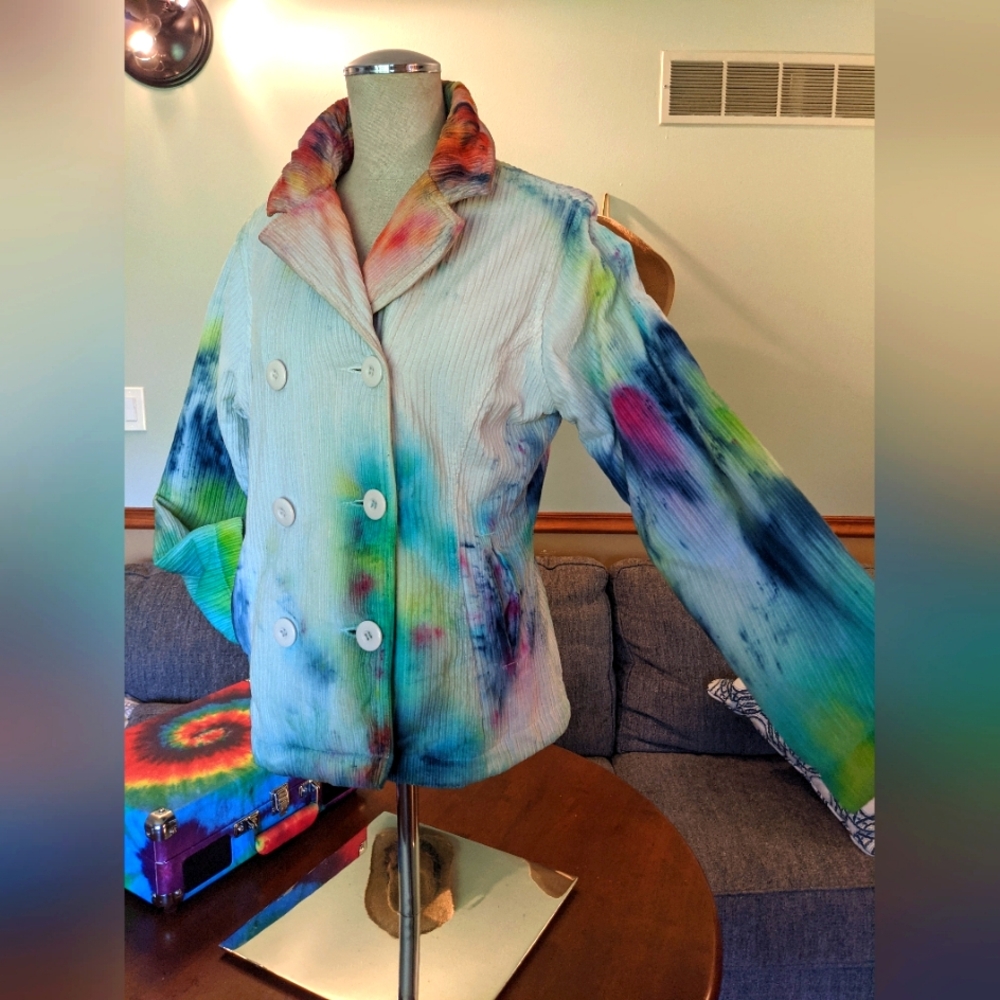 Sun&Wind dried tie dye! Courduroy Sonoma jacket